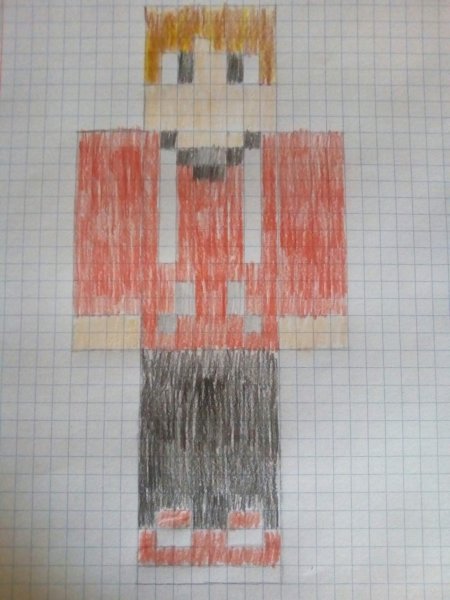 Алмаз из МАЙНКРАФТА карандашом