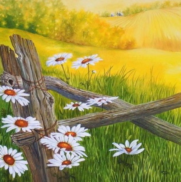 Лето акварель