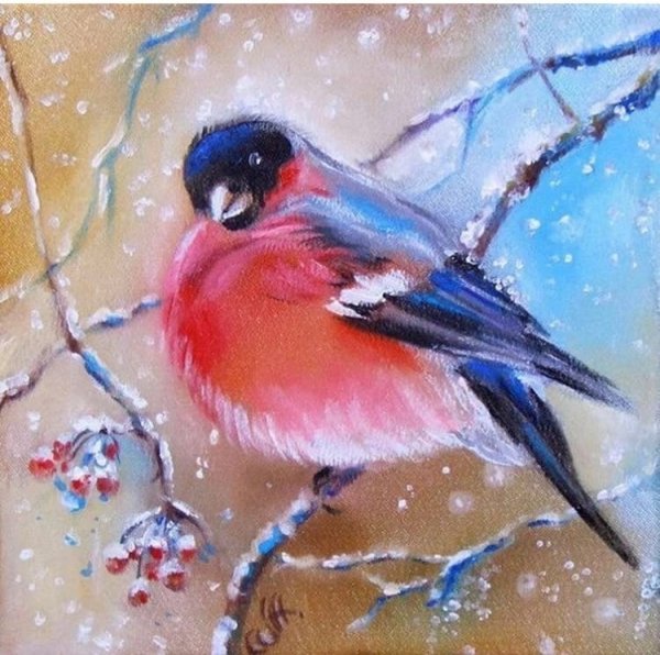 Ветка рябины» (рисование с натуры) (т.с.Комарова, стр.40)