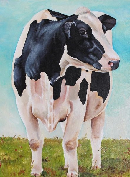 Корова картина
