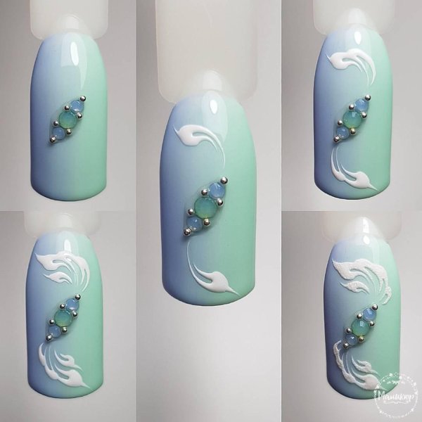 Пошаговый дизайн ногтей