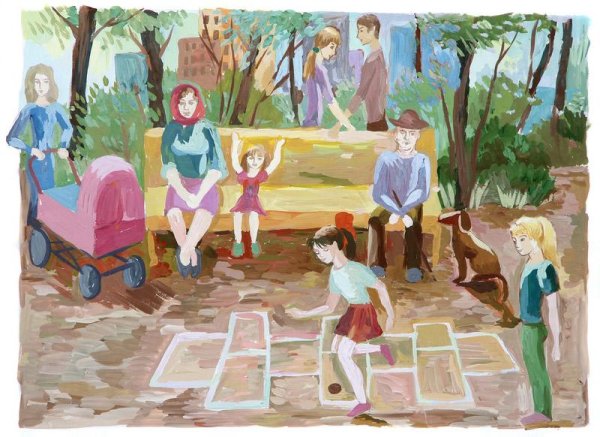 Сюжетная композиция для детей