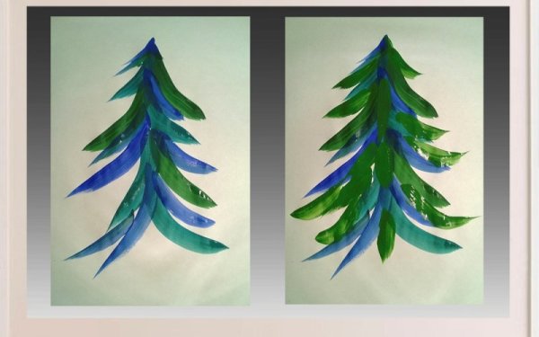 Елка для рисования для детей