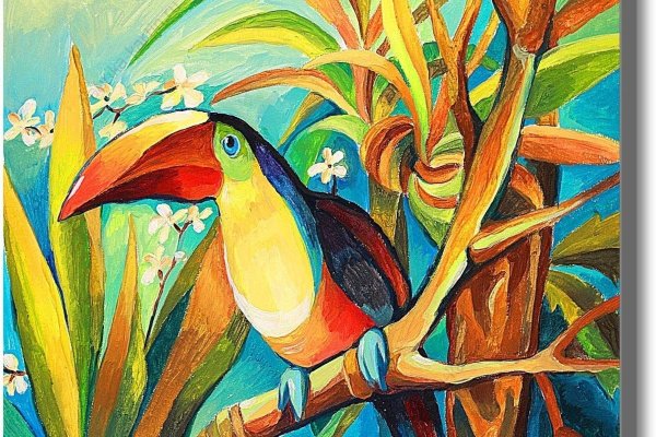 Птица декоративная живопись