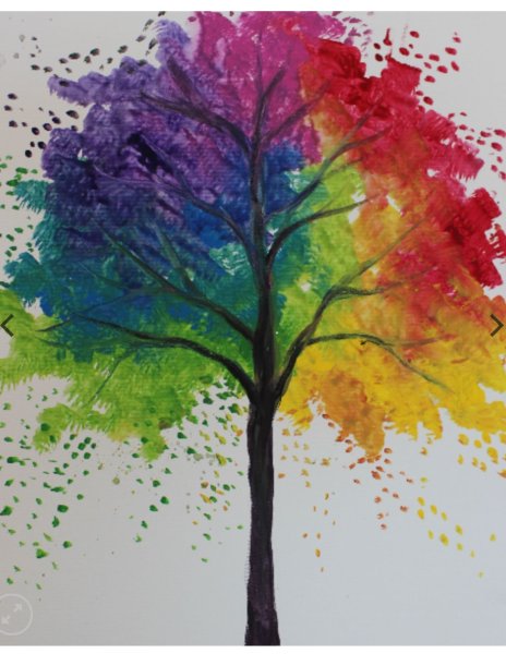 Радужное дерево для детей