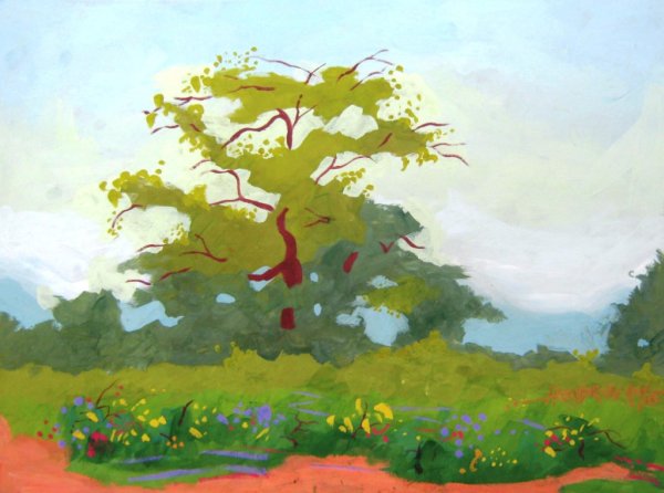 Пейзажная живопись для детей