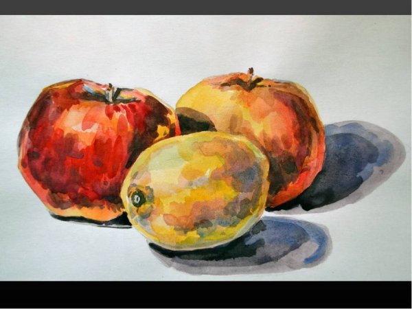 Аля Прима лессировка