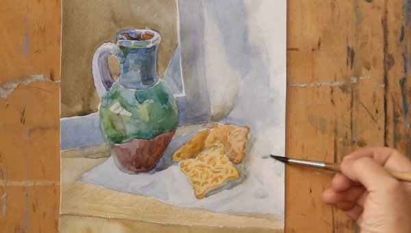 Андрияки акварель лессировка