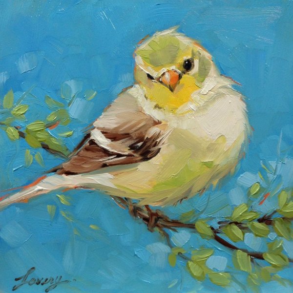 Художник Андреа Лавери птицы