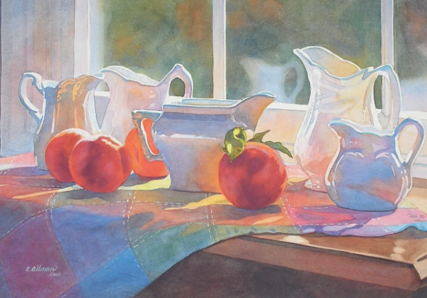 Техника лессировка акварелью натюрморт