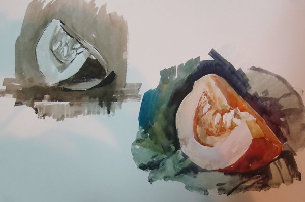 Многослойная живопись акварелью