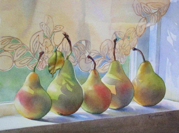 Barbara Fox акварель лессировками