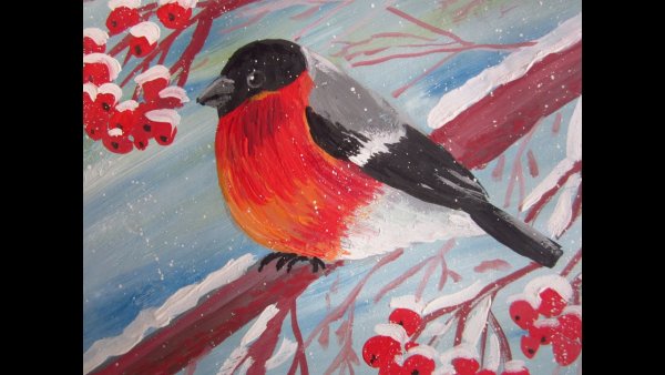 Снегирь правополушарное