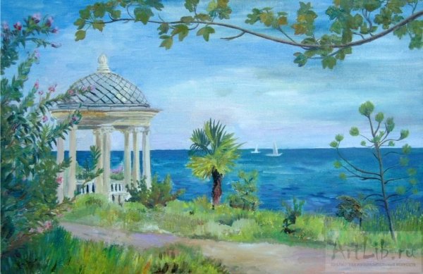 Ротонда Сочи в живописи