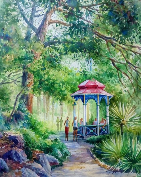 Беседки в Никитском саду