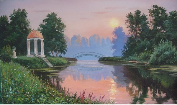 „Пруд в парке" в. д. Поленова