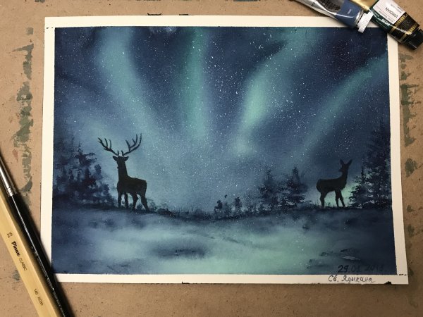 Новогоднее украшения на окна