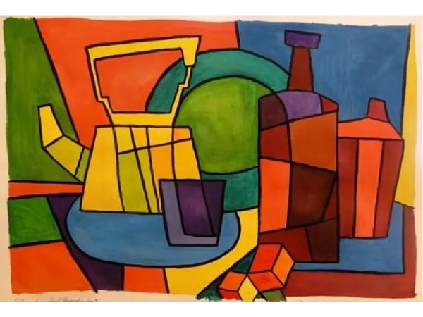 Супрематический натюрморт кубизм