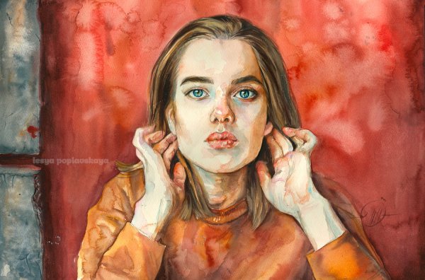 Леся Поплавская портреты