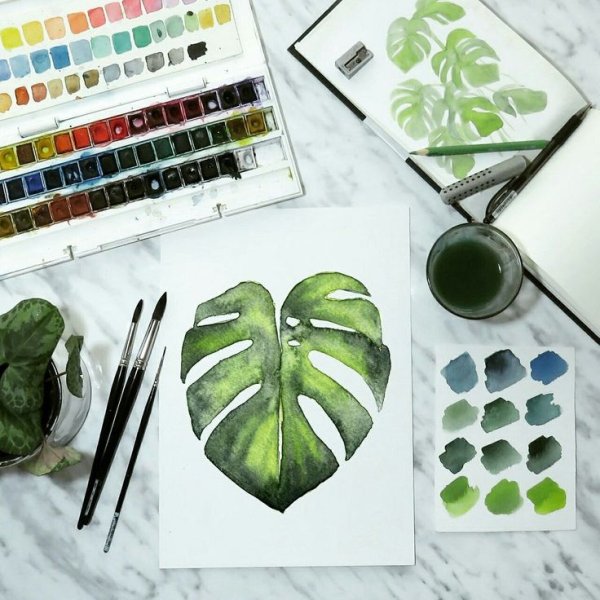 Пейзажи в стиле полароид