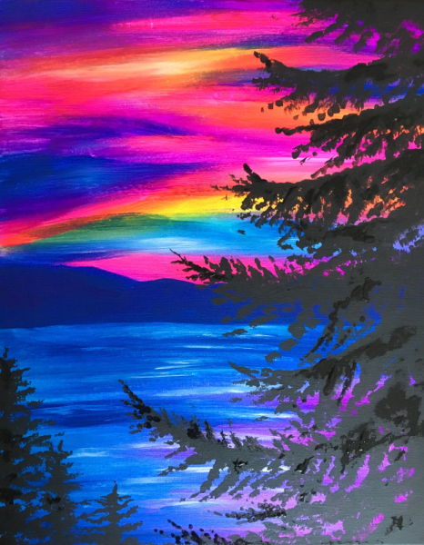 Радужная картина