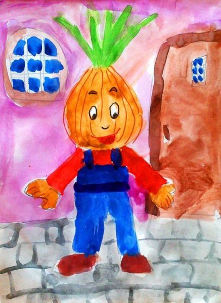 Чиполлино рисунок