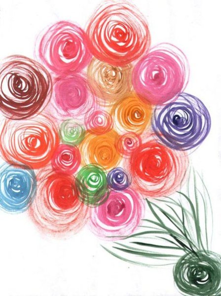 Рисование весенние цветы