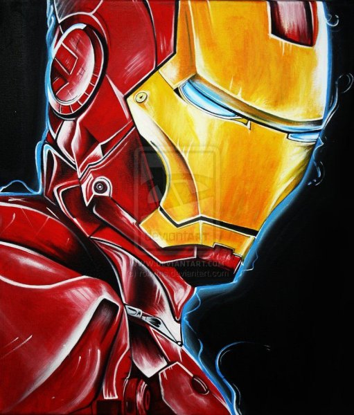 Живопись акрилом Марвел