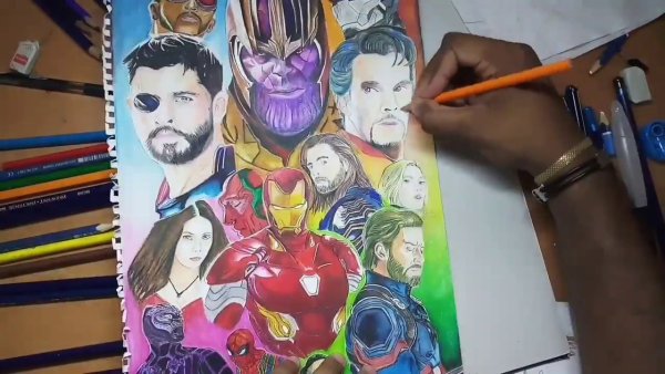 Рисунки война бесконечности