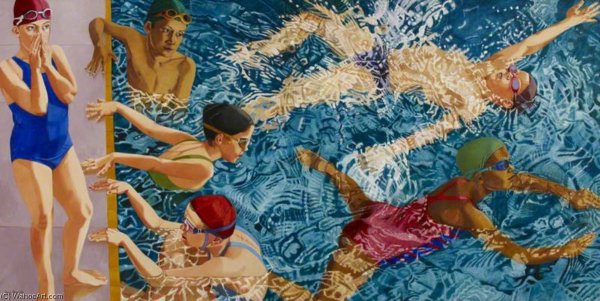 Открытка бассейн