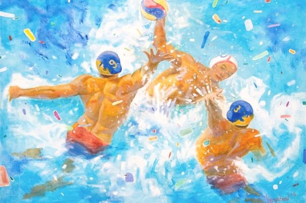 Бассейн рисунок