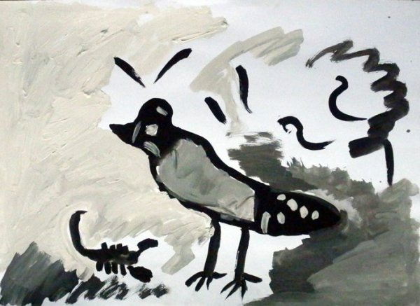 Гризайль техника рисования животные