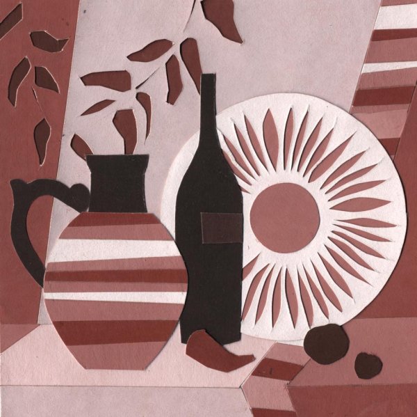 Декоративный натюрморт ахроматическая Гармония