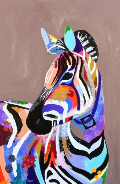 Ниткография лошадь