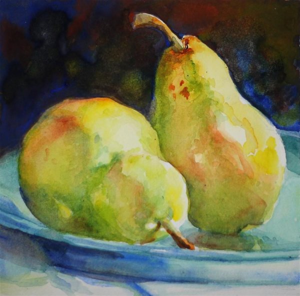 Аля Прима лессировка