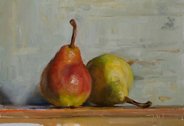 Простые натюрморты маслом