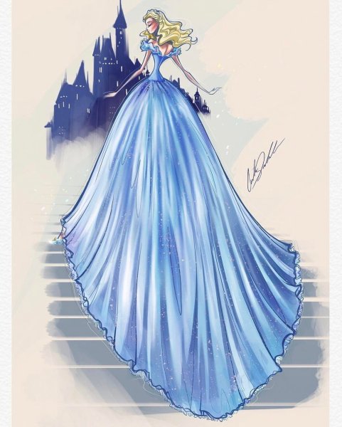 Диснеевские принцессы в пышных платьях