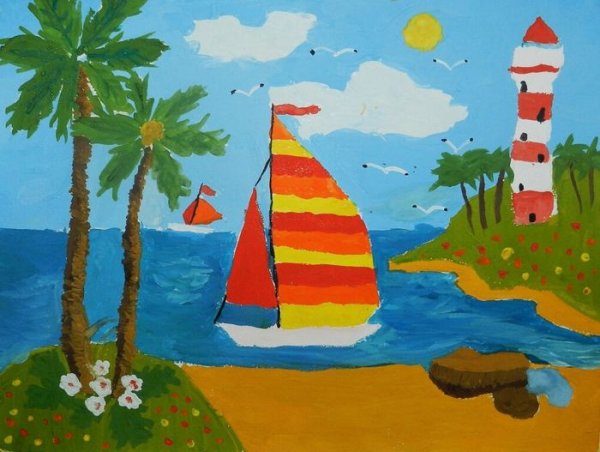 Рисунок на тему природа