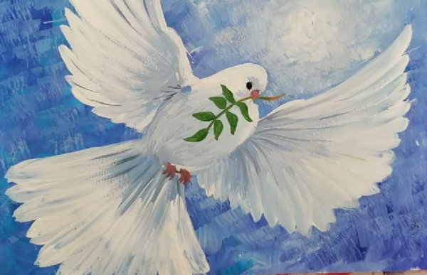 Голубь мира картина
