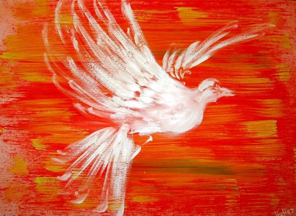 Голубь для рисования