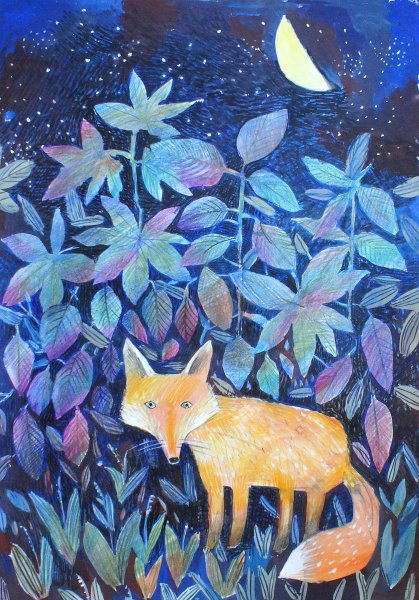 Рисунки гуашью