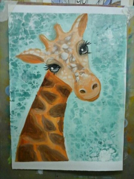 Жирафы в живописи