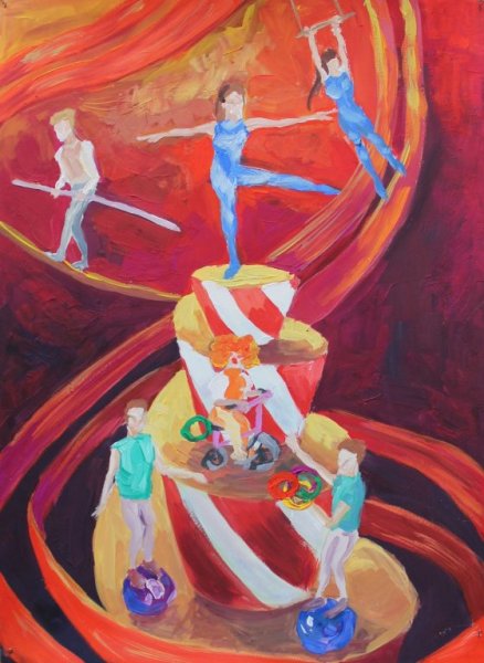 Художник в цирке