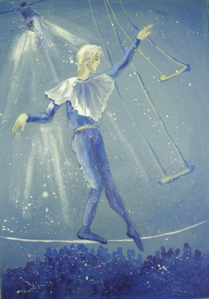 Цирк гуашью