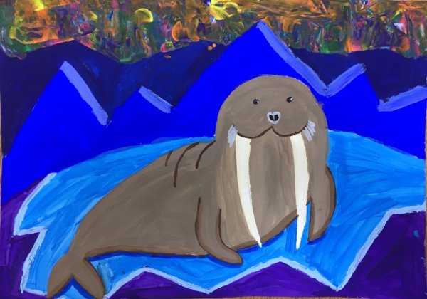 Рисование моржа в подготовительной группе