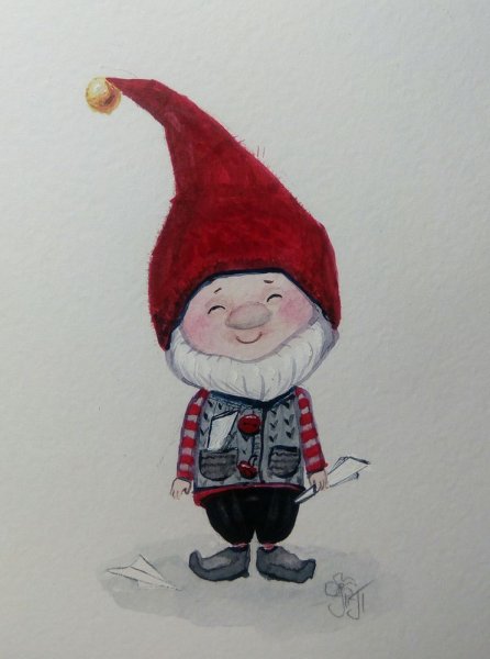 Акварельные гномики