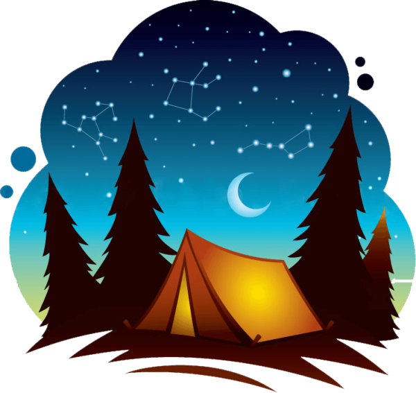 Палатка в иллюстраторе