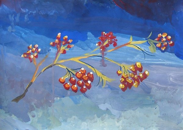 Веточка рябины