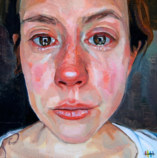 Рисование портрета гуашью