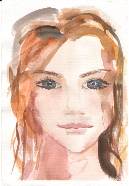 Лицо гуашью